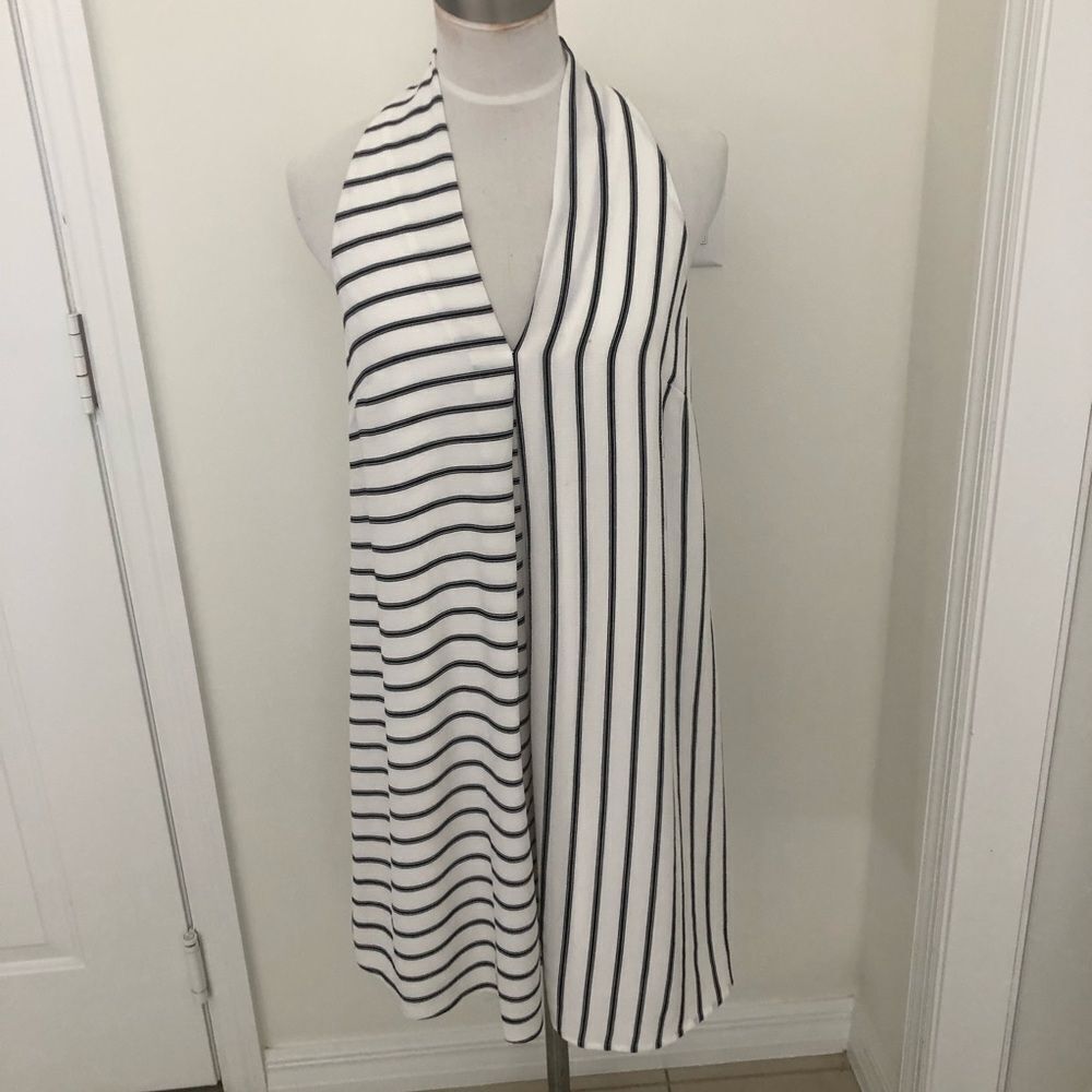 HYFVE striped flowy A line mini dress S - Picture 2 of 9